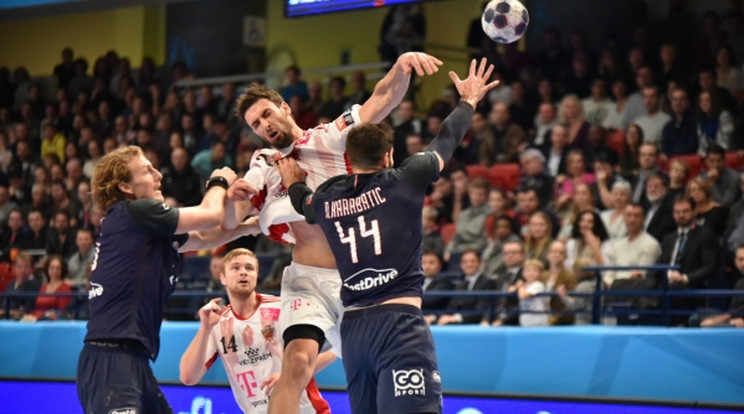 A kékmezesek feladták a leckét /Fotó: handballveszprem.hu