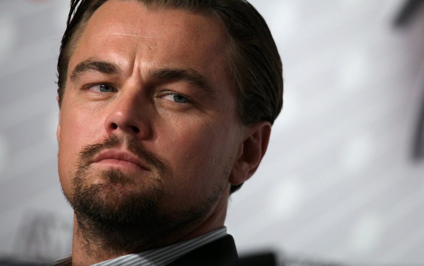 Leonardo DiCaprio podczas konferencji promującej film Wielki Gatsby