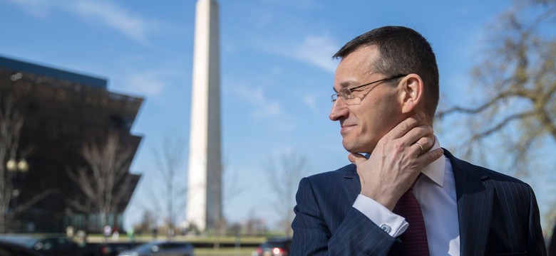 Morawiecki w USA: Nie chcemy znów płacić 40 mld zł rocznie z budżetu na obsługę długu