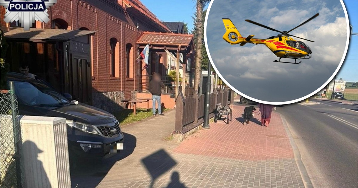 Dramatyczny wypadek w Sierakowicach: 6-latek na chodniku