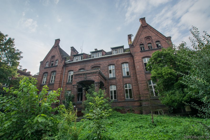 Opuszczony szpital w Raciborzu.