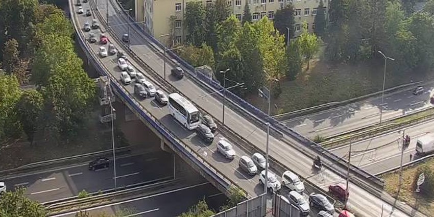 Gužva na Plavom mostu