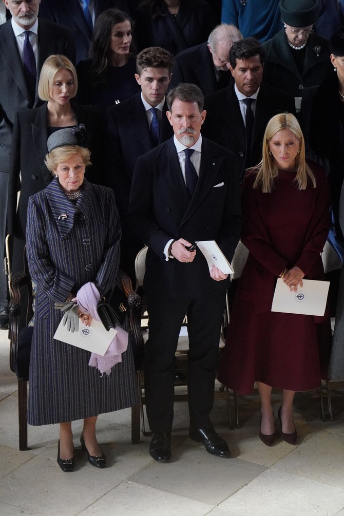Prestolonaslednik Pavlos i njegova supruga princeza Meri Čantal, supruga kralja Ana-Mari od Danske