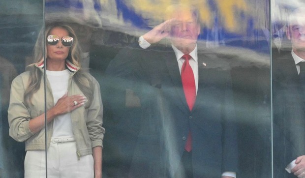 Tramp i Melanija na finalu Svetskog prvenstva