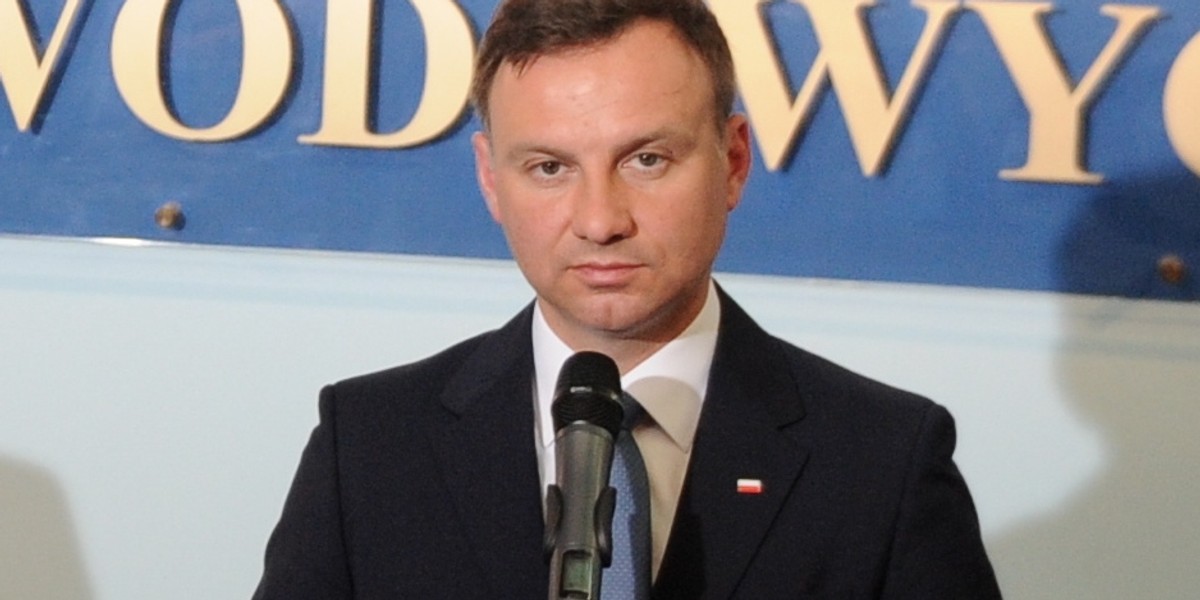 Jan Guz i Andrzej Duda