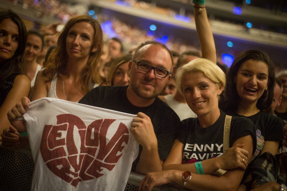 Lenny Kravitz / Koncert w Ergo Arena - publiczność