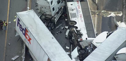 Karambol na autostradzie w USA. 5 osób nie żyje. 60 rannych