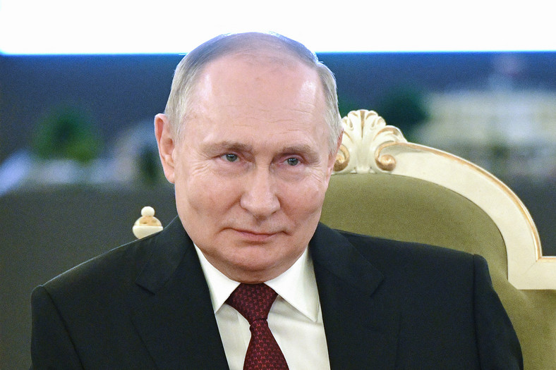 Władimir Putin w Petersburgu, grudzień 2023 r.