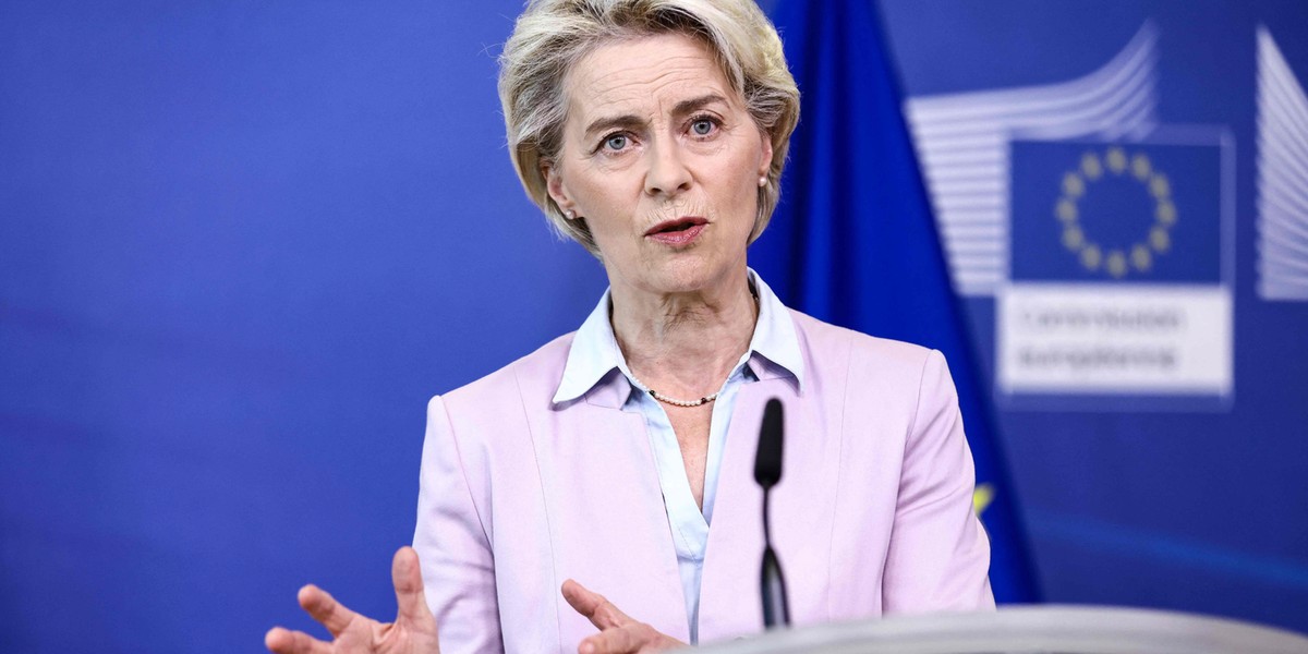 European Commission President Von der Leyen delivers state of the European Union address, in Strasbo