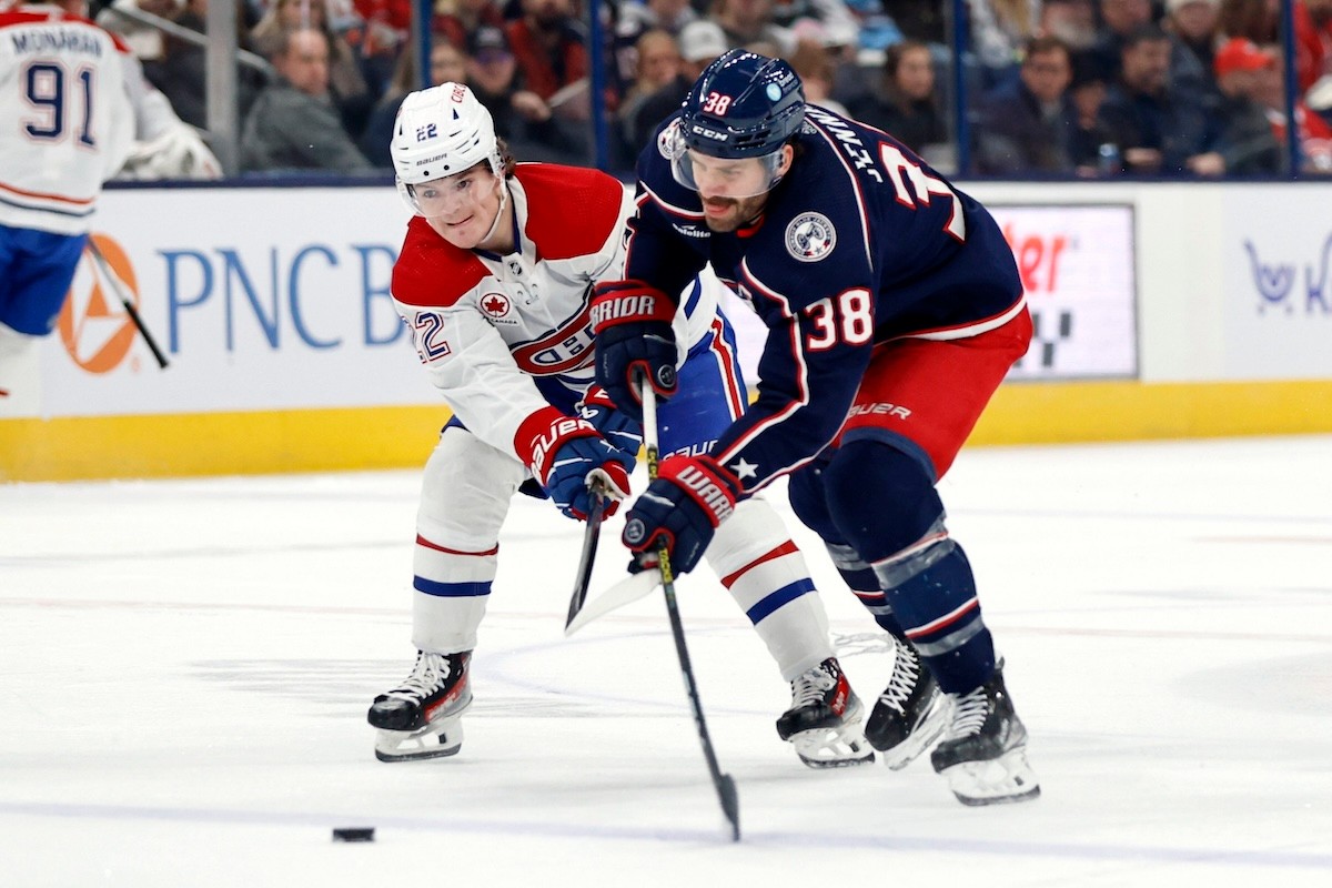 Zápas NHL: Columbus Blue Jackets - Montreal Canadiens.
