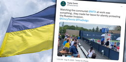 Skandal podczas meczu tenisowego. Rosjanki "sprowokowane" przez flagę Ukrainy, ale co zrobiła sędzia...