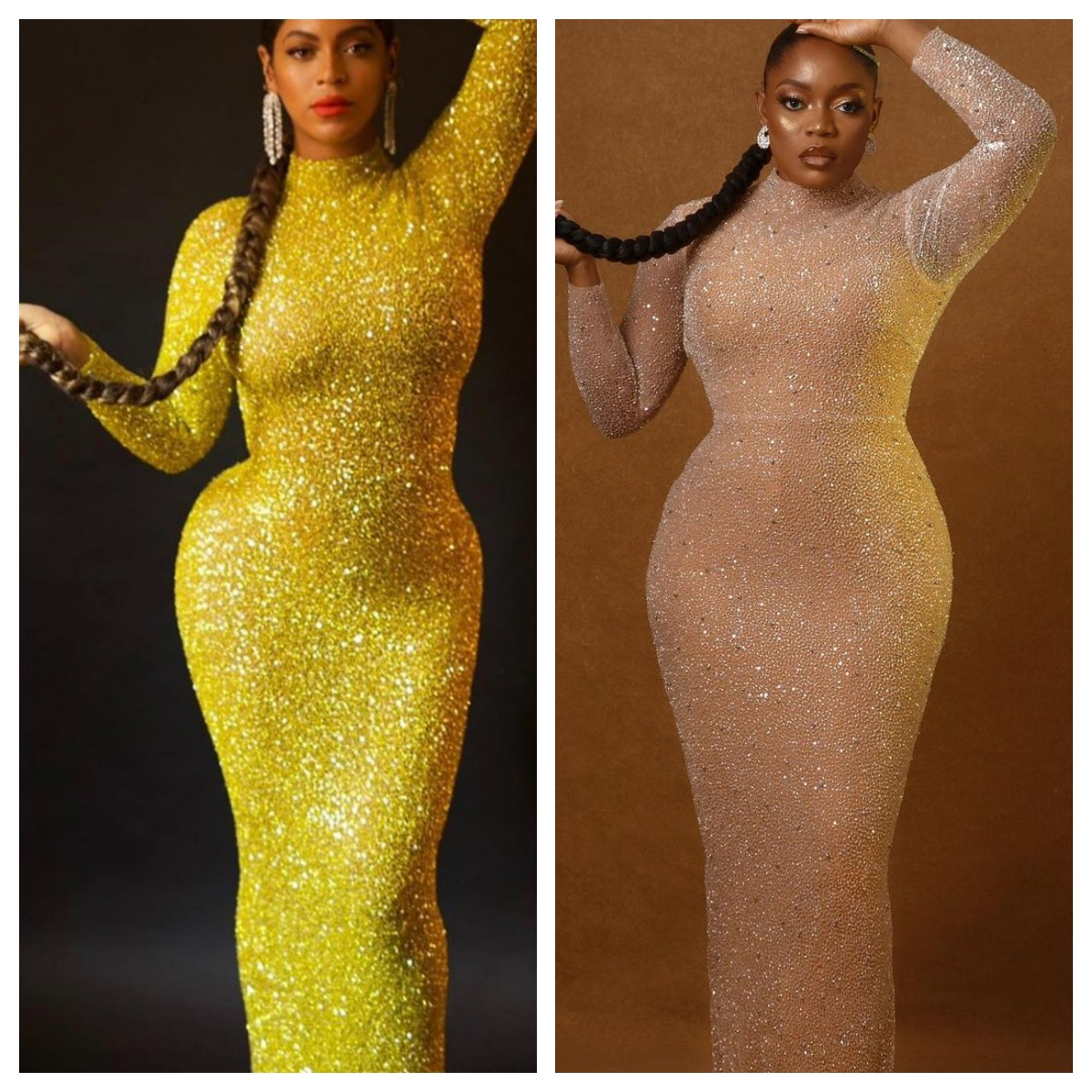 5 times Nigerian celebrities recreated Beyonce's outfits | Pulse Nigeria