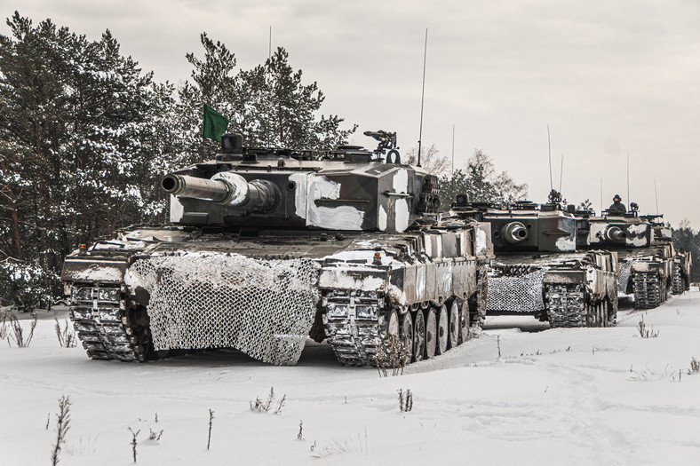 Szkolenie polskich czołgów Leopard