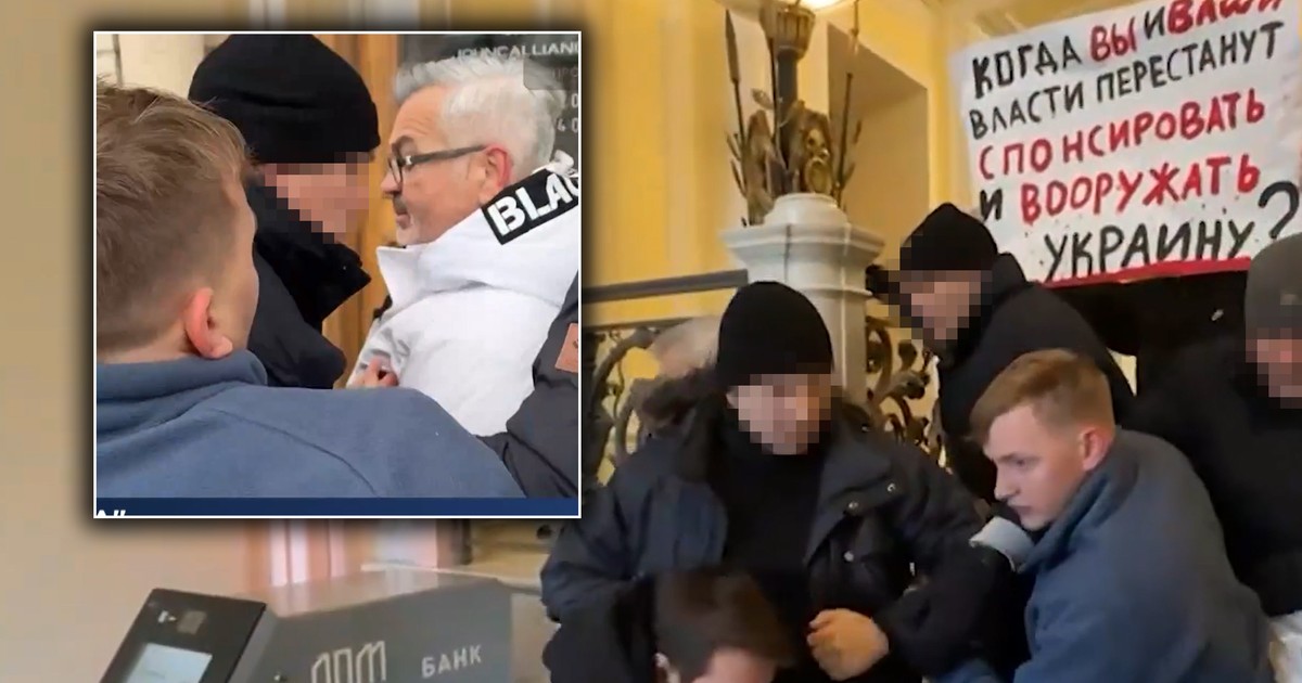 Wideo z napaści na polskiego ambasadora w rosyjskiej TV. Brutalne sceny przykryte propagandą