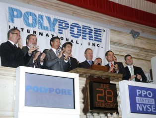 Polypore liderem spółek z sektora energii alternatywnej na giełdzie w USA