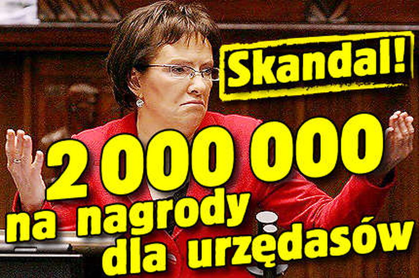 Szok! 2 000 000 na nagrody dla urzędasów