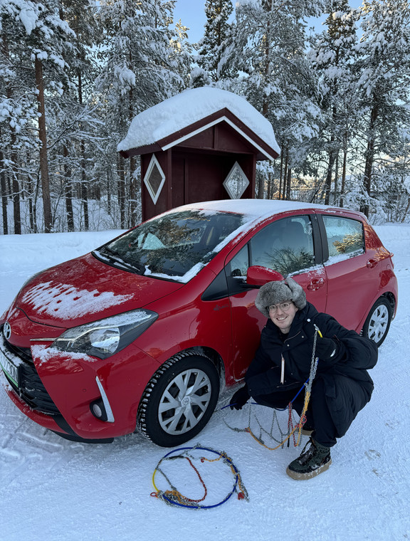 Toyota Yaris, którą Kamil zdobywa biegun północny