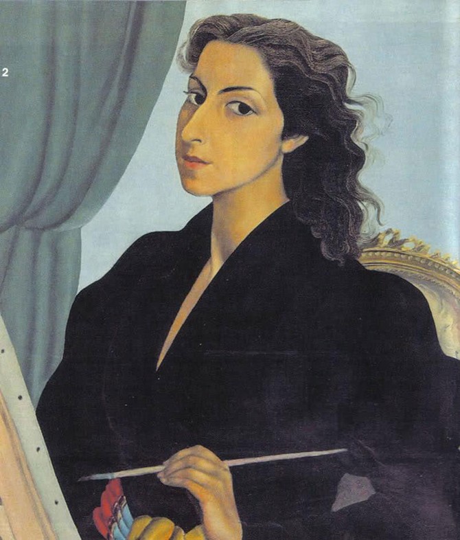 Milena Pavlović Barili, autoportret