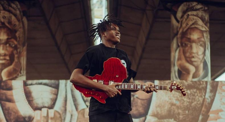 The African Electric Guitar. [Photo by Akorede Olaitan]