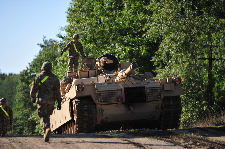 POLIGON DRAWSKI AMERYKAŃSKIE CZOŁGI ABRAMS (Transport amerykańskich czołgów M1 Abrams i transporterów opancerzonych M2A3 Bradley )