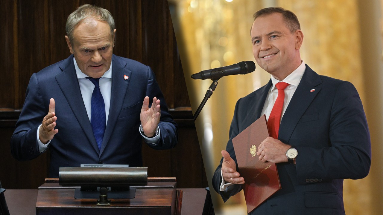 Donald Tusk z wotum zaufania, Karol Nawrocki z uchwałą PKW. Podsumowanie dnia