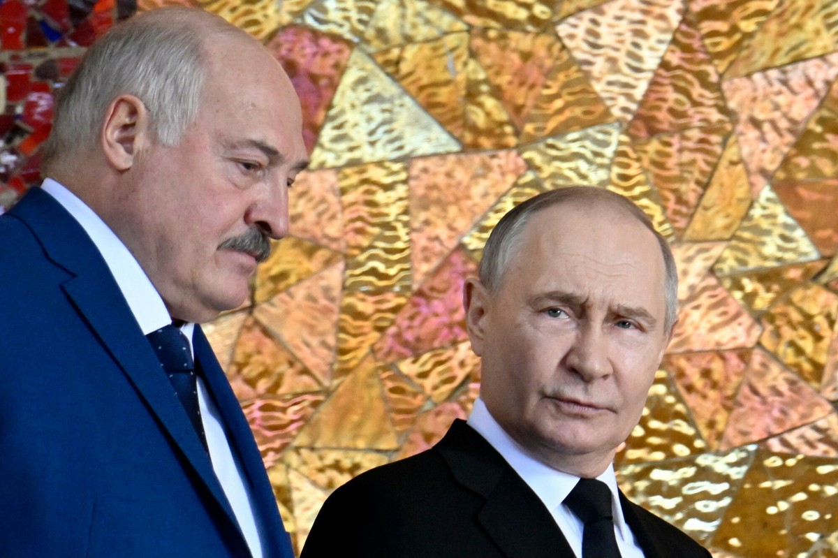 Alaksandr Łukaszenka i Władimir Putin