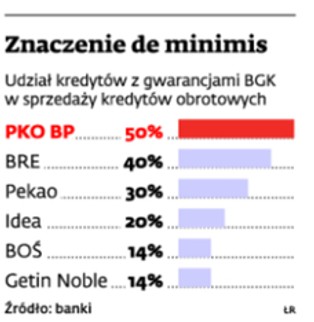 Gwarancje de minimis od BGK rozruszały rynek kredytów obrotowych