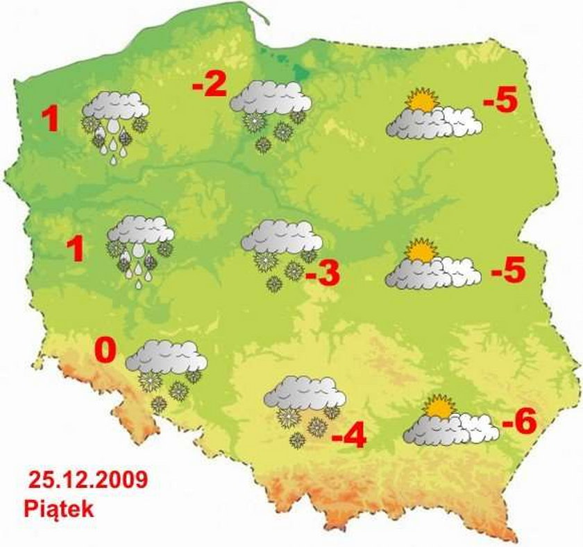 Będzie śnieg na święta!