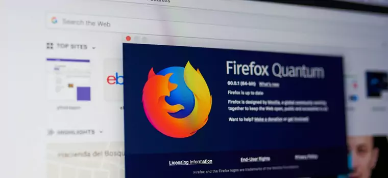 Firefox 67.0.4 z ważną poprawką. Mozilla po raz drugi w ostatnich dniach łata luki