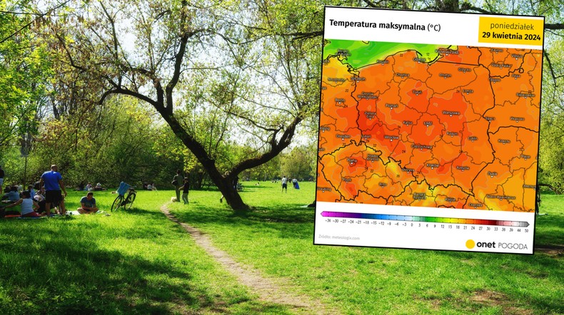 Widać koniec zimna. Gwałtowne ocieplenie jeszcze w tym tygodniu (mapa: meteologix.com)