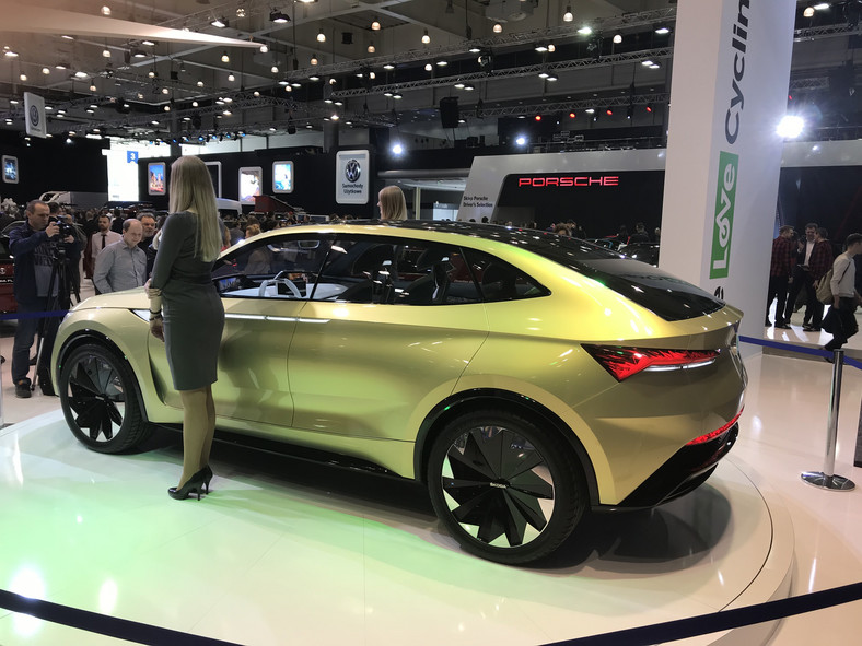 Skoda Vision E podczas Poznań Motor Show