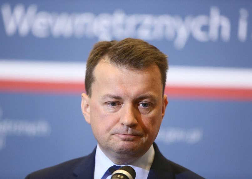 Minister spraw wewnętrznych i administracji Mariusz Błaszczak