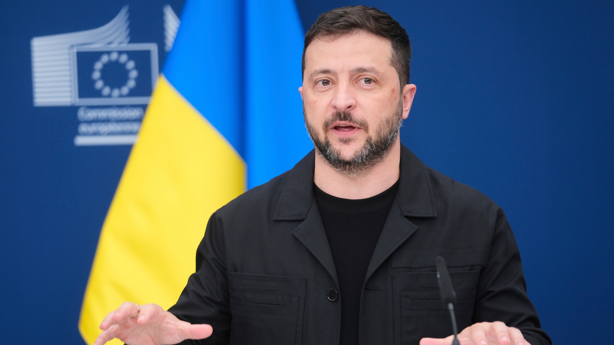 Ukrajinský prezident Volodymyr Zelenskyj.