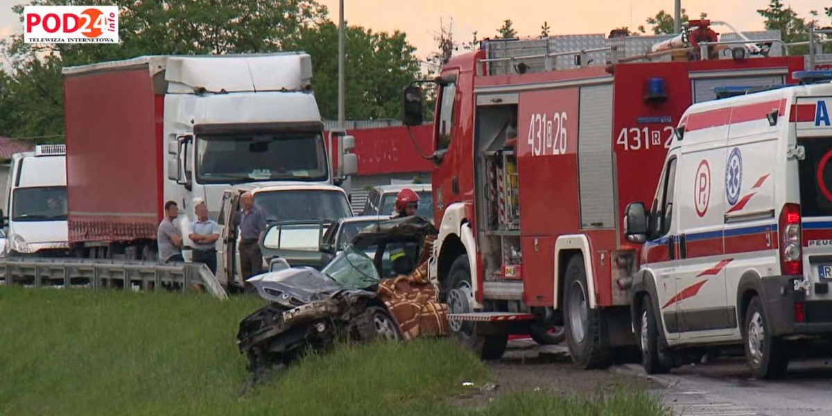 Wypadek w Jarosławiu