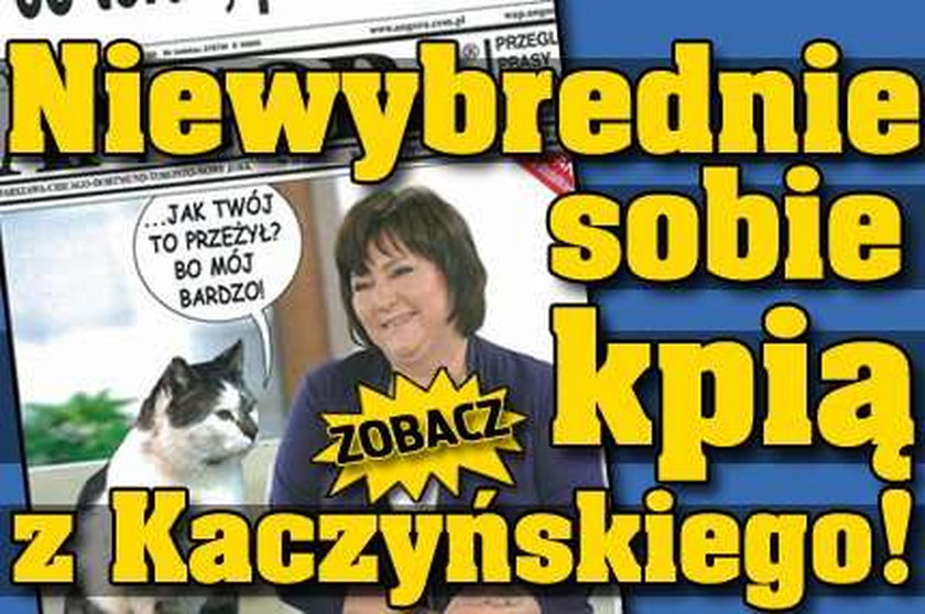 Kpią z Kaczyńskiego. ZOBACZ!