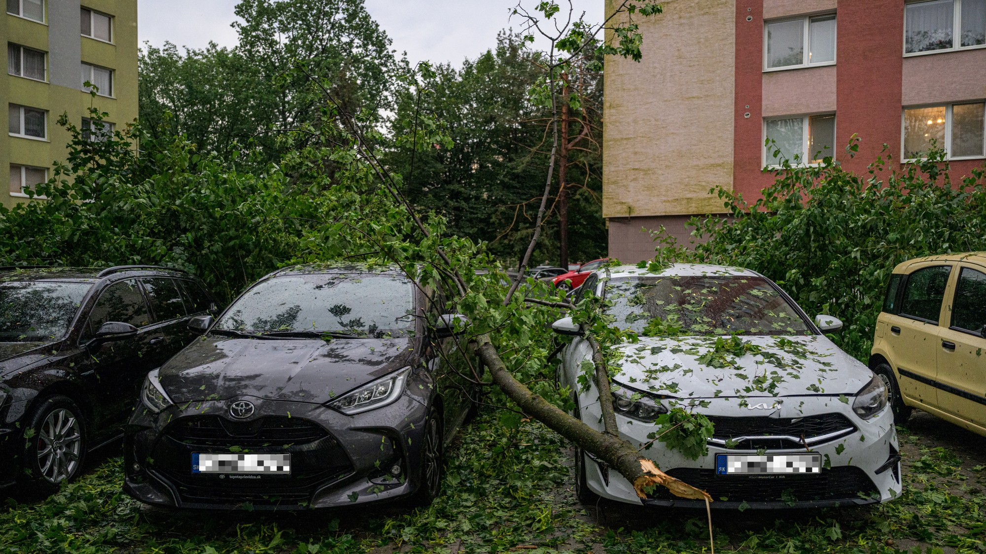 Silná búrka v Prešove.