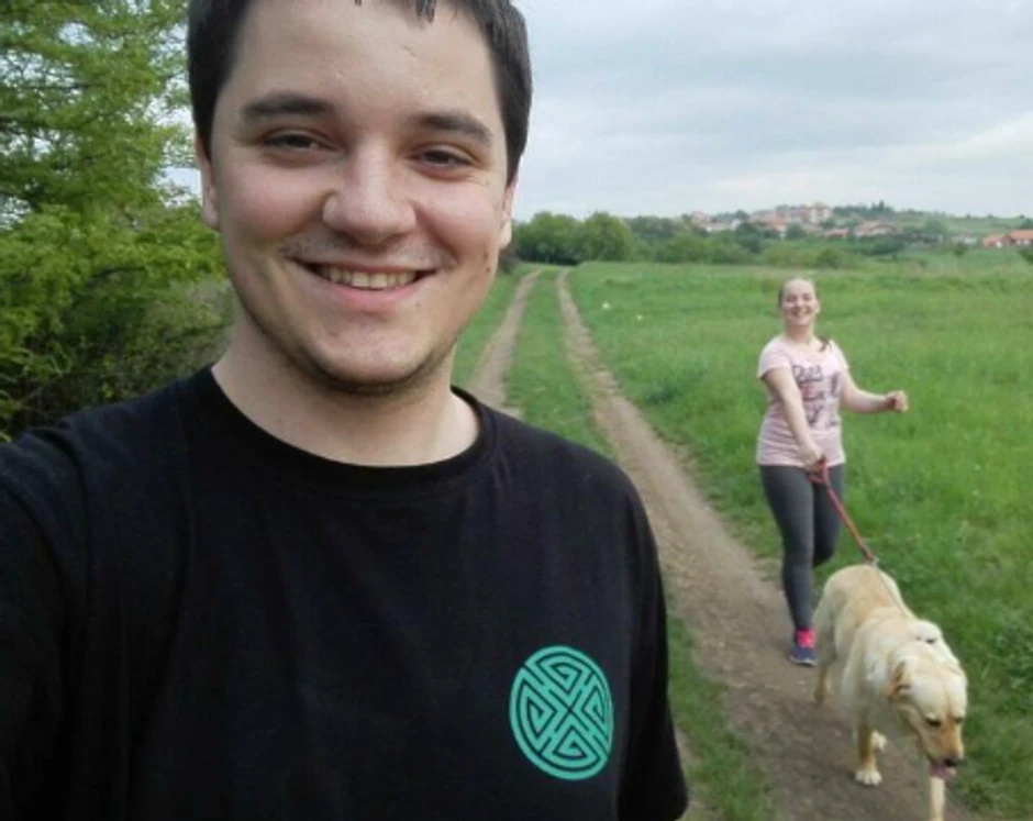 Žarko Stevanović sa ženom