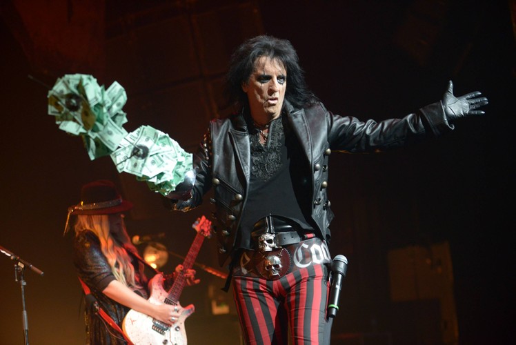 Alice Cooper podczas koncertu w Los Angeles – czerwiec 2013 roku