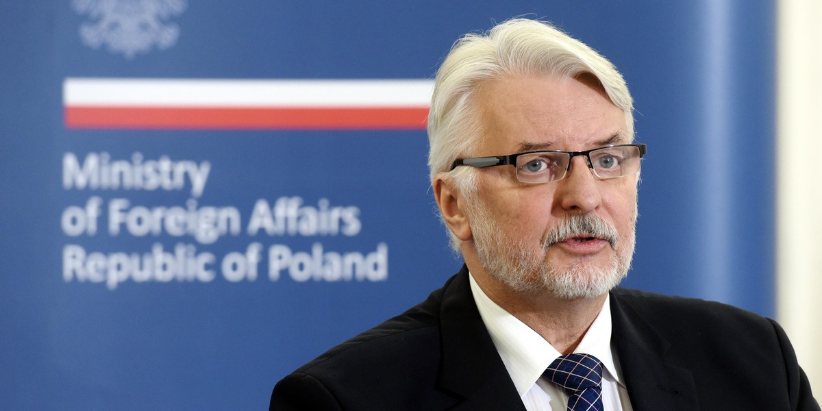 Witold Waszczykowski ostro zareagował na pytanie dziennikarza Faktu