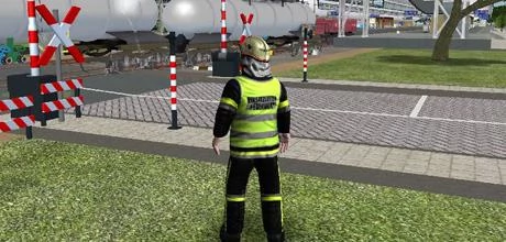 Screen z gry "Feuerwehr Simulator 2010"