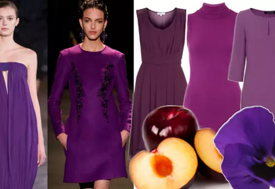 Królowa jesieni - fioletowa sukienka. Sprawdź, z czym ją łączyć