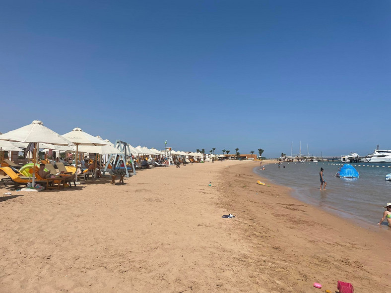 Plaża w Hurghadzie 