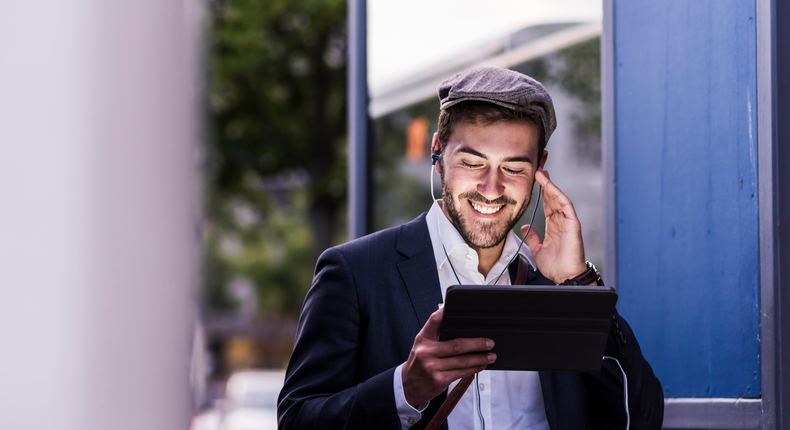 1. Go for a walk around your neighborhood while talking on the phone.