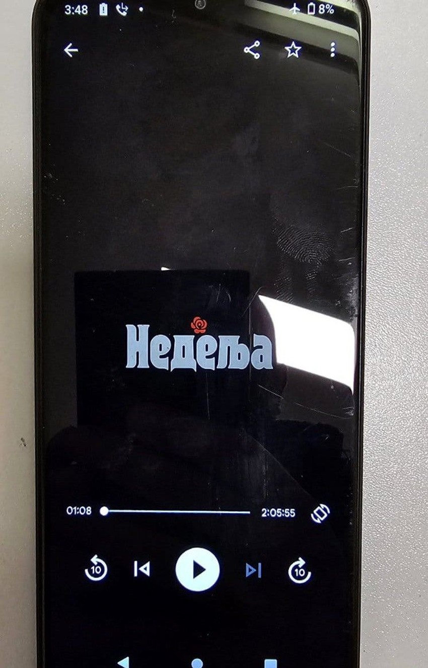 Neovlašćeno korišćenje filma "Nedelja"