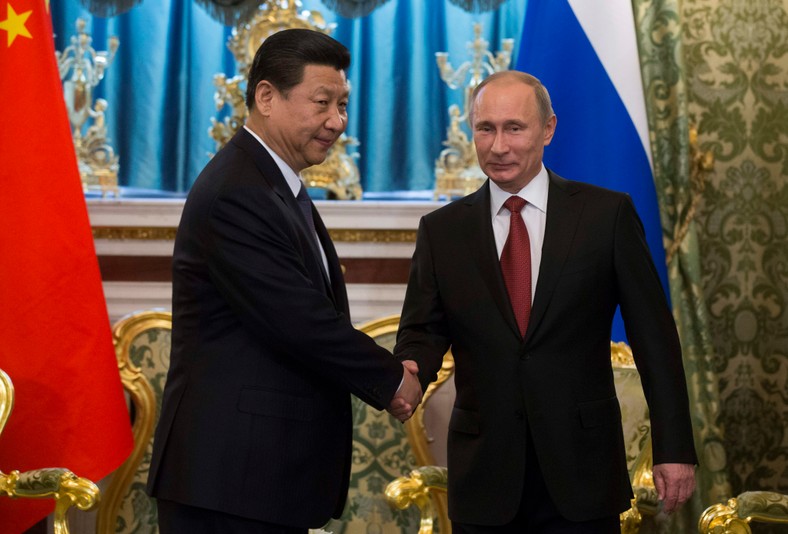 Xi Jinping i Władimir Putin w marcu 2013 r. w Moskwie