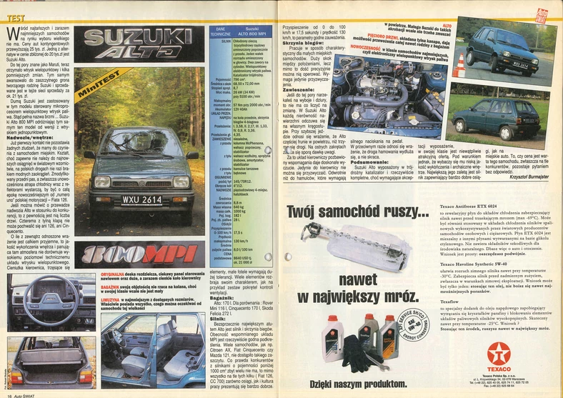 Test Suzuki Alto rok 1995