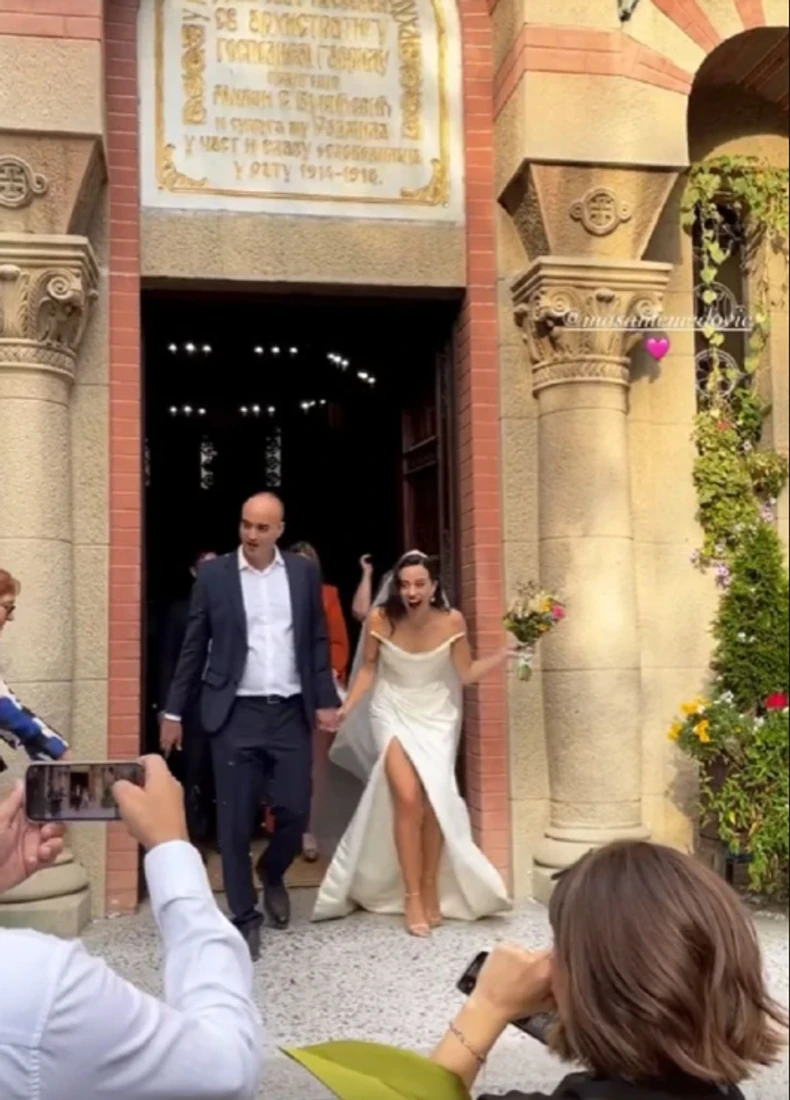 Maša Memedović sa mužem