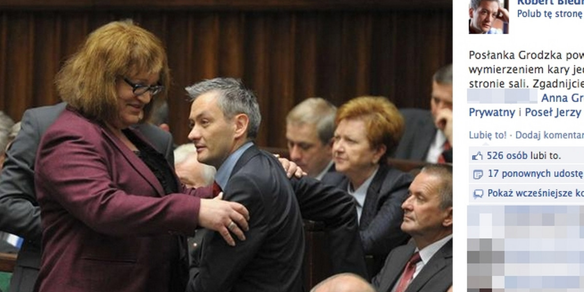 oseł chciał uderzyć kobietę w Sejmie? 