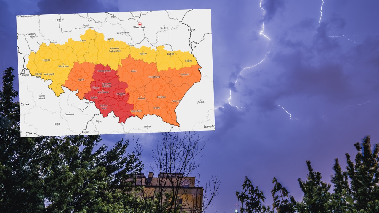 Ulewy i nawałnice. Czwartek z groźną pogodą, IMGW zapowiada najwyższy, czerwony alert