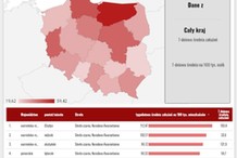 Stan pandemii w powiatach i województwach w Polsce. Gdzie sytuacja jest najpoważniejsza?
